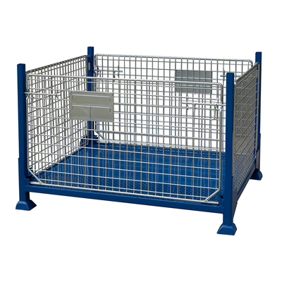 Torin常熟通润SWK8011网框折叠式蝴蝶笼周转箱大型非标仓库笼仓储笼可堆垛网箱料框