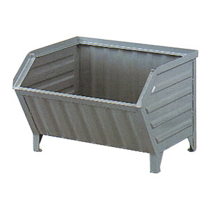 Torin常熟通润SWK5006垃圾周转箱料箱板箱零件箱波浪铁板箱批发金属周转箱钢制料箱