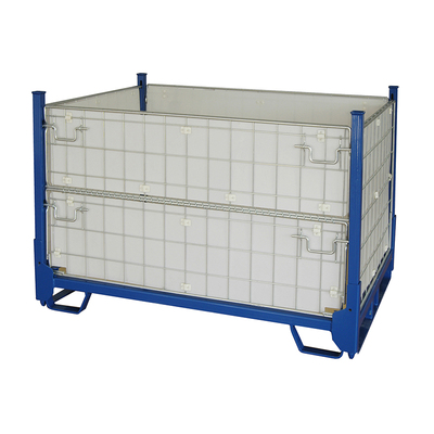 Torin常熟通润SWK8001折叠金属料箱零件周转箱工厂周转钢制周转折叠金属箱铁丝框