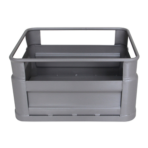 Torin常熟通润SWK5009镀锌零件桶车间锌板箱钢制工业存储箱喷塑可堆叠铁皮箱